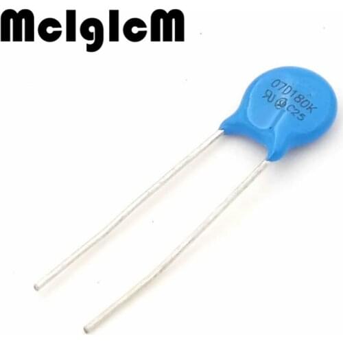 MCIGICM 1000pcs 07D220K 22V piezoresistor varistor tvr