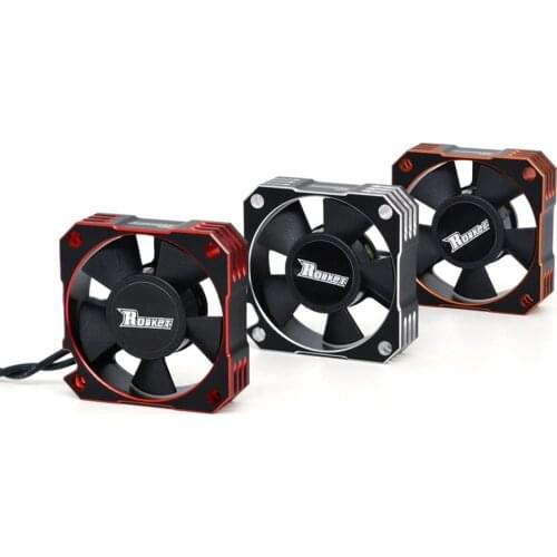 Upgraded Metal Cooling Fan Heat Sink Radiator 35MM/40MM/50MM for 1/8 1/10 1/12 RC Car 540 550 3650 3660 Motor ESC