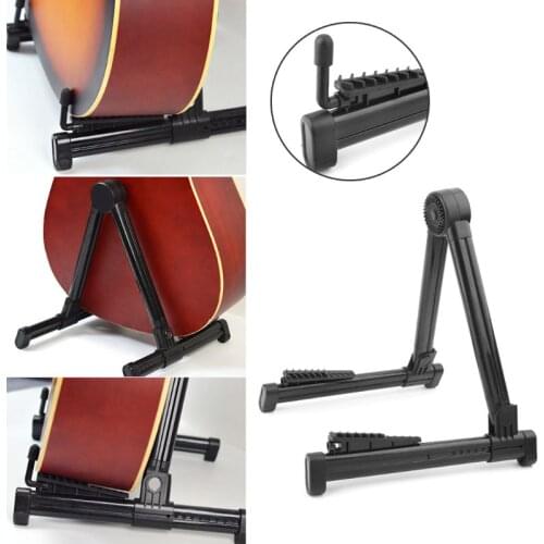 2021 New Universal Foldable Guitar Stand Acoustic Guitar Electric Bass Portable Tripod Drop Ship