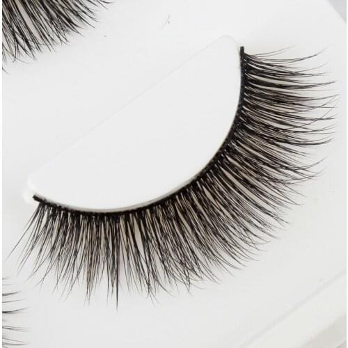 New 3 pairs mink eyelashes natural eyelashes 3D cross mink lashes makeup thick fake eyelash extension beauty tools wholesale 119