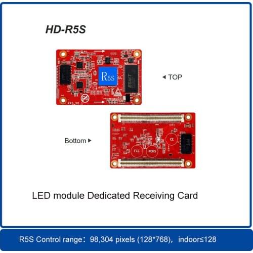 LED display screen panel Dedicated Full color Receiving Card work with HD-C10/C10C/HD-C35/A3,for P2P2.5P3P4P5P6P8P10LED module