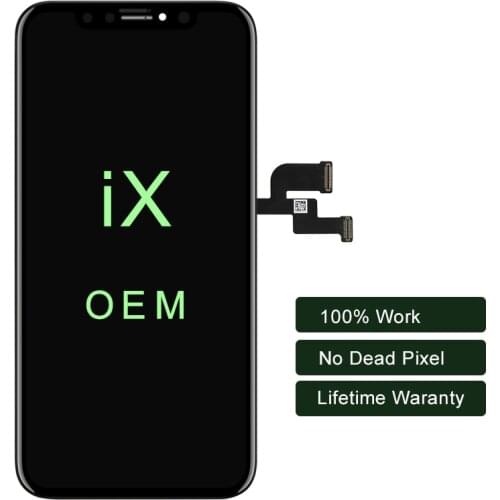 Premium 3PCS For iphone X LCD For Tianma OLED OEM Display With Touch Screen Digitizer Assembly 5.8 Inch For iphone Screen Black