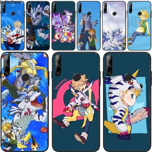 Riccu Digimon Gabumon Phone Case For Huawei Y5 Y6 Y7 Y9 Prime Pro II 2019 2018 Honor 8 8X 9 lite View9