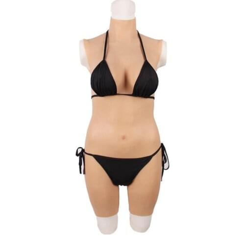 Silicone Breast Forms Artificial Boobs With Realistic Vagina Bodysuit For Crossdresser Transgender Drag Queen Shemale