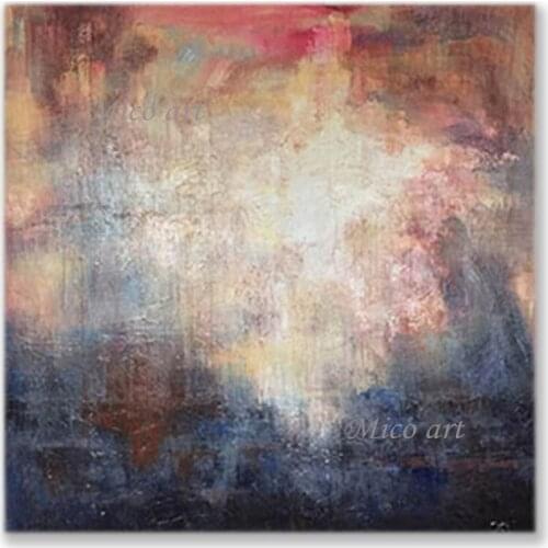 Modern Wall Abstract Picture Art New Arrival Hand Painted Unframed Canvas Oil Painting Wall Hanging Art Pieces Artwork For Home