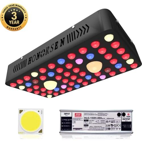 CREE COB 1000W LED Grow Light Full Spectrum Grow Lamps for Indoor Plant LED Grow Hydroponic Growing Light with MeanWell