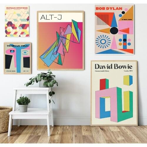 Tame Impala Gig Canvas Painting Wall Art Rock Music Band Posters and Prints Retro Album Wall Pictures for Living Room Home Decor