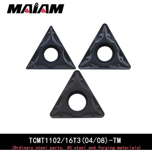 TCMT triangular insert TCMT1102 TCMT110204 TCMT110208 TCMT16T3 TCMT16T304 TCMT16T308 TM insert Carbide metal turning tool STFCR