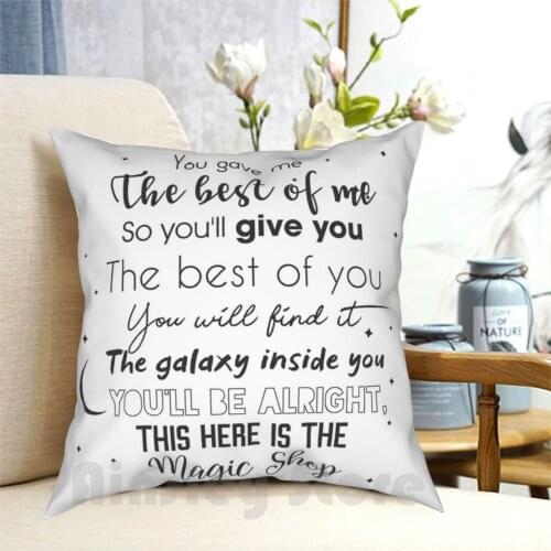 Magic Shop-Pillow Case Printed Home Soft DIY Pillow cover Jungkook Jk Jeon Jeongguk Jimin Taehyung Jin Namjoon Rm Persona J