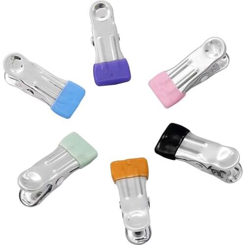 Stainless Steel Clothes Pins Sock Clips, Clothespins Utility Clips for Kitchen, Stockings, Clothesline, Beach Towel, Office