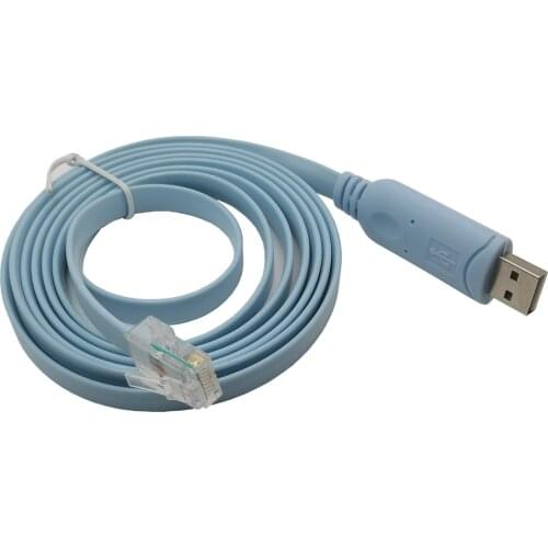 1.8M USB RS232 to RJ45 Console Cable for Cisco H3C HP Arba Huawei Fortinet router Ftdi USB Console Cable FTDI