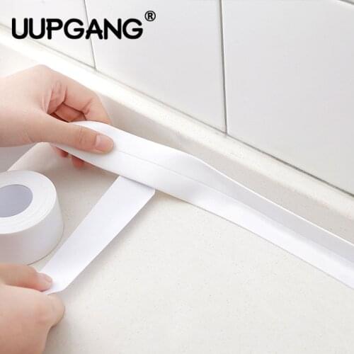 1pcs 320cm Practical PVC Material Home Household Bathroom Kitchen Wall Sealing Tape Mildew Proof Waterproof Mold Adhesive Tape