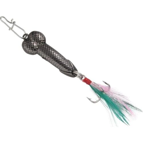 1Pcs Fishing Lures Tackle Hook Dick Spinner Spoon Pike VIB Wobble Tackle Hook