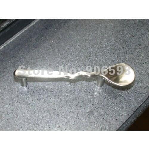 12pcs lot free shipping Zinc alloy spoon art furniture handles