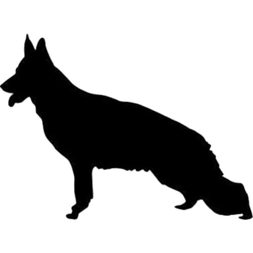 15.2*11.2CM German Shepherd Dog Vinyl Decal Car Styling Fashion Accessories Decorative Stickers C6-1821