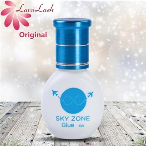 2bottles/lot Free Shipping 5g/10g New Sky Zone Glue for Eyelash Extensions Low Irritation Fume Suit for Sensitive Eye False lash