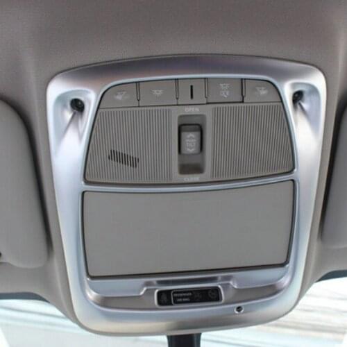 3PCS/SET Car ABS Interior Front + Rear reading Light Cover Trim for LHD RENAULT KADJAR 2016-2018