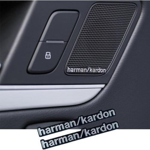 3D Aluminum Badge Emblem Audio Video Speaker Stickers For Fiat 500 Tipo Grande Punto Ducato Bravo Palio Panda Lada Vesta Granta