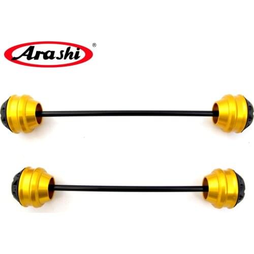 Arashi For YAMAHA R3 R25 2015-2016 CNC Front Rear Axle Slider Fork Motorcycle Wheel Protector Sliders YZF-R3 YZF-R25 2015 2016