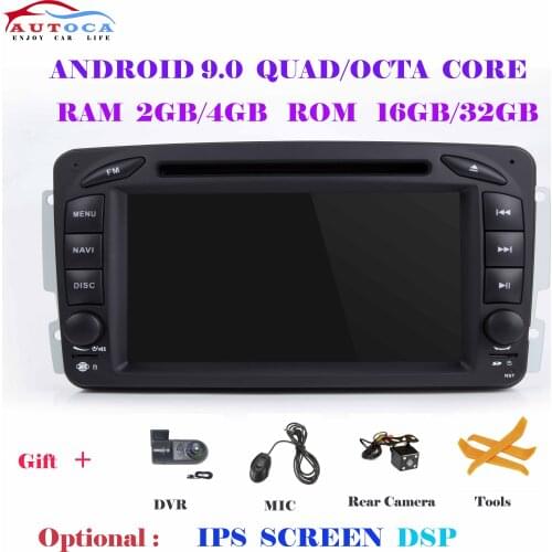 IPS DSP Android 10.0Car DVD Player For Mercedes Benz CLK W209 W203 W463 W208 Wifi 3G GPS Bluetooth Radio Stereo Audio Media