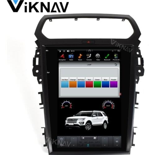 Car radio GPS navigator 12.1 inch for-Ford Explorer 2013-2018 video DVD player multimedia player Tesla style vertical screen