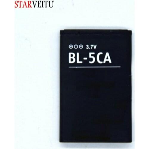 BL-5CA Battery For Nokia 1110 1111 1112 1200 2310 5130XM 7600 N70 E60 5030 C2-00 C2-01 X2-01 BL 5CA BL5CA Replacement Batteries