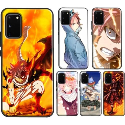 Anime Fairy Tail Natsu Dragneel Phone Case For Samsung S10 Plus S8 S9 S10e S20 FE S21 Ultra Note 9 Note 10 Note 20 Ultra