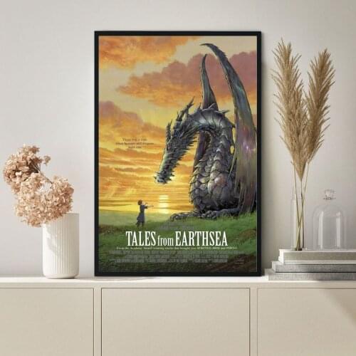 Tales From Earthsea Anime Movie Poster Canvas Print Wall Painting Home Decoration