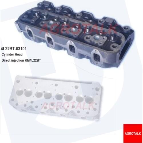 Cylinder head for Laidong KAMA KM4L22BT, part number: 4L22B-03101