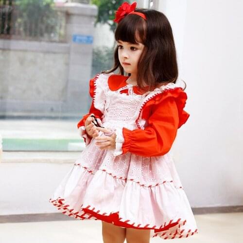 2020 Boutique Kids Clothing Autumn Baby Girl Dress Set Toddler Costume Long Sleeve for Princess Party Style