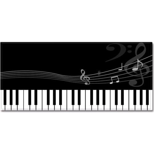 Kitchen Mat Entrance Doormat for Living Room Non-Slip Bathroom Bedside Floor Mat Home Decor Long Print Washable Modern Carpet