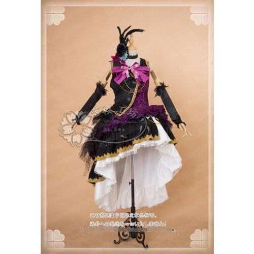 [Customize] BanG Dream! Roselia Yukina Minato Lead Singer Stage Cosplay Costume Lolita Uniform Dress Halloween Party Suit For