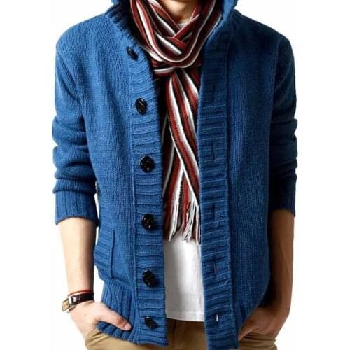 New Brand Thick Fashion Sweater For Mens Cardigan Slim Fit Jumpers Knitwear Warm Autumn Winter Korean Style Casual Clothing Men