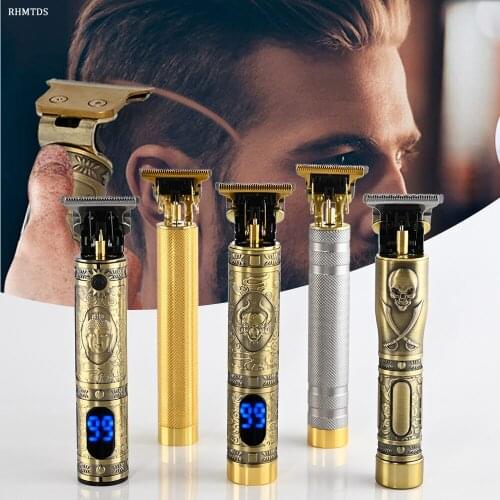 Hot Seller Electric Hair Trimmer USB Rechargeable Shaver Trimmer Professional Men Barber Hair Clipper Men Haircut Style Tool