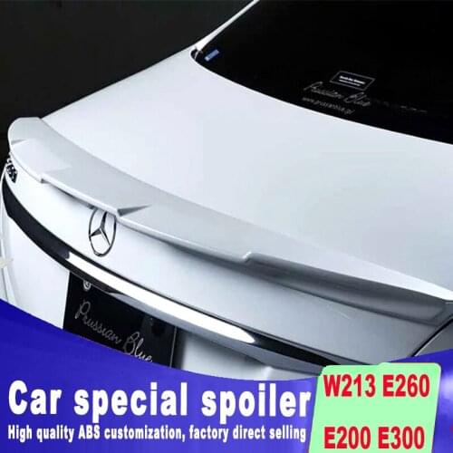 New style 2016 2017 2018 for benz w213 E260 E200 E300 modes spoiler rear trunk rear wing rear spoiler by primer paint ABS E200