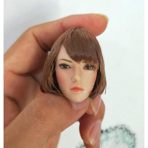 SDH002 1/6 Scale Sexy Asian Beauty Female Head Carved Sculpt Accessory Model for 12 inches Body
