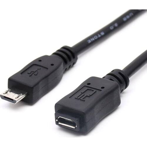 20cm 30cm 50cm 150cm Micro USB 2.0 5Pin Male to Female extension Cable Full Pin Connected for Tablet & Phone & OTG Extension