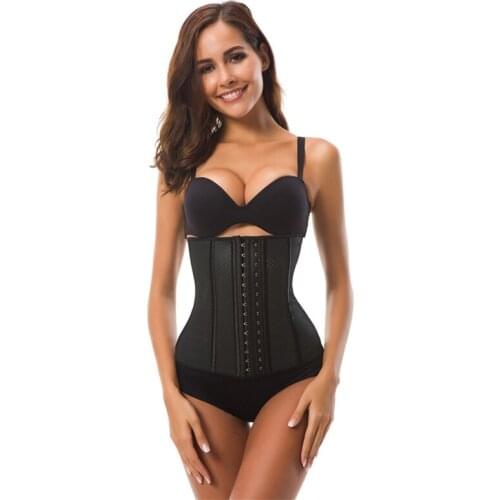 XXS-6XL Plus Size Womens Waist Trainer Slimming Workout Corsets Body Shaper Weight Loss Waist Trainer Corset Tummy Control
