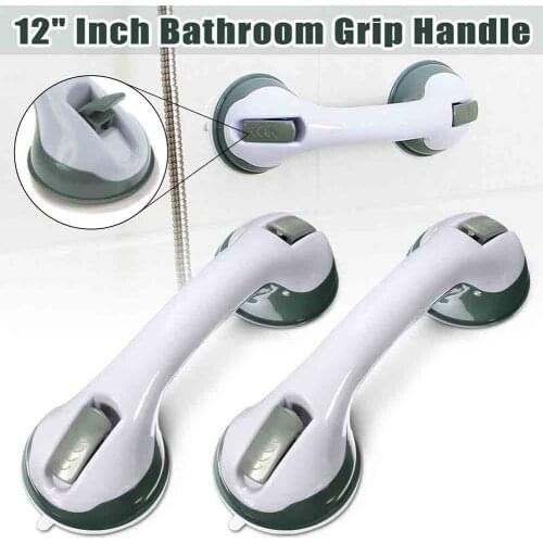 1PC Bathroom Strong Vacuum Suction Cup Handle Anti Slip Support Helping Grap Bar Safety Bath Shower Grab Bar Ensure Safety