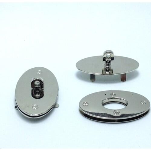 3 Inch Silver Purse Twist Lock Closure,Turn Lock