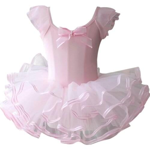 Ballet Clothes Children Ballerina Costume Discount Ballet Tutus Pink/Yellow Ballet Tutu Dress Girls Gymnastics Leotard Dancewear