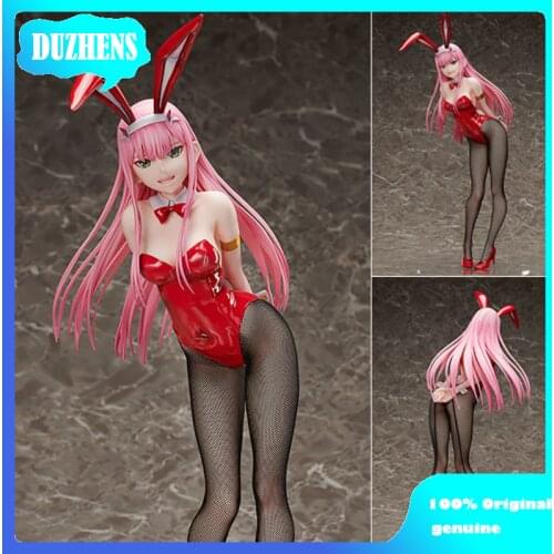100% Original genuine Darling in the FRANXX zero two Bunny Girl Action Figure Anime Figure Model Toy Figure Collection Doll Gift