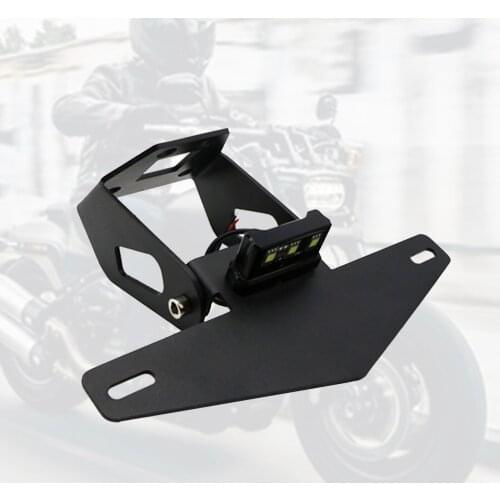 Motorbike Rear License Plate Holder Tail Light Mount Bracket for Kawasaki NINJA400 18-19 Replacement Parts Accessories