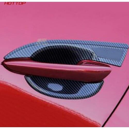 For Mazda 3 Axela 2020 Handle Bowl Carbon fiber