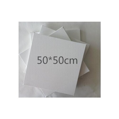 50*50cm 2017 high quality 20x20" blank stretched canvas hot selling