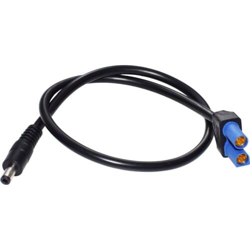 EC5 to DC5521 Coax Adapter Cable for Car Jump Starter Emergency Power 500mm 15AWG EC5 to DC connector
