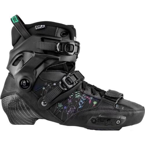 Skate Up Boots 2020 Original Powerslide EVO Hardcore Urban Boot Carbon Fiber Inline Skates Liner Street Adult Roller Skating