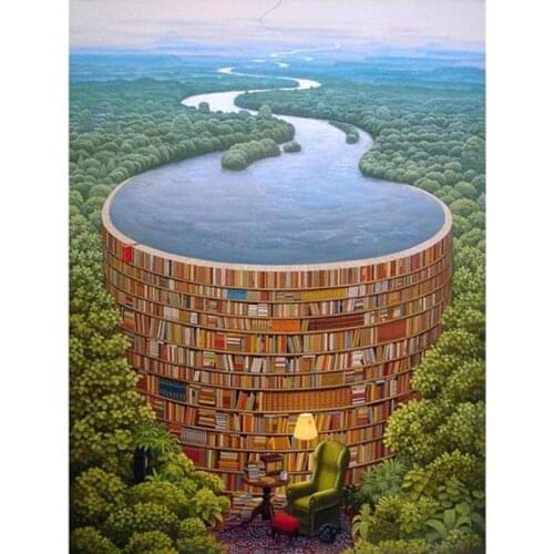 5D DIY Diamond Painting Kit Scenery Full Square Drill Diamond Embroidery Cross Stitch Landscape Mosaic Handmade Gift