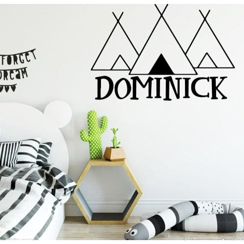 Nordic-Style Dominick Wall Art Decal Decoration Fashion Sticker For Babys Rooms Wall Decal Home Decor