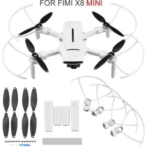Propeller Guard Propeller Set For FIMI X8 Mini Drone Propeller Protector Light Weight Wing Fans Spare Parts Drone Accessory